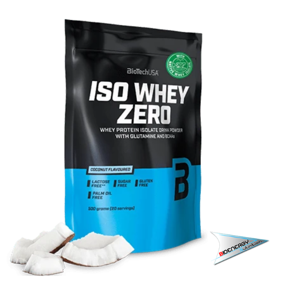 Biotech-ISO WHEY ZERO  busta 500 gr Cocco  